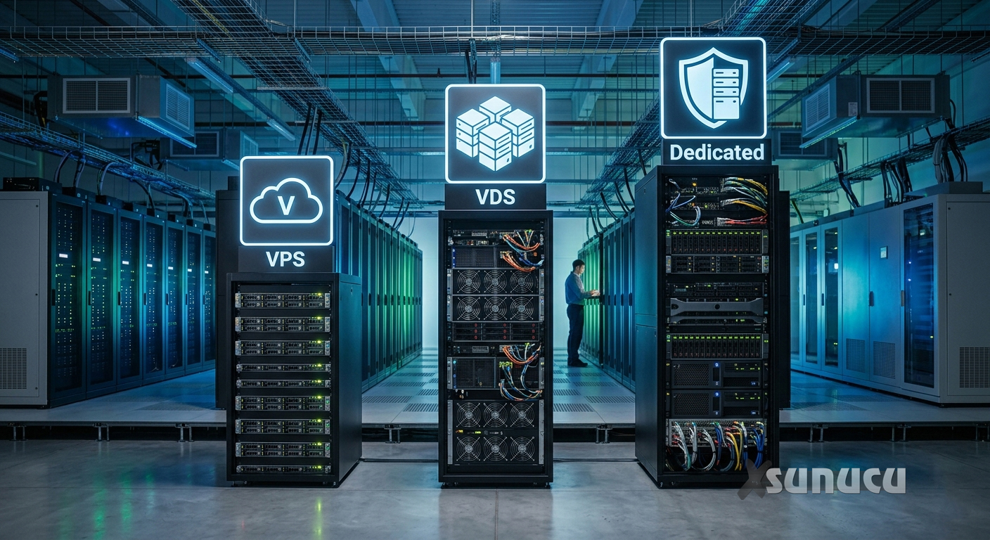 VPS, VDS ve Dedicated Sunucu Arasındaki Farklar